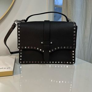 REBECCA MINKOFF Nanine Small Shoulder Bag in Black 🎸